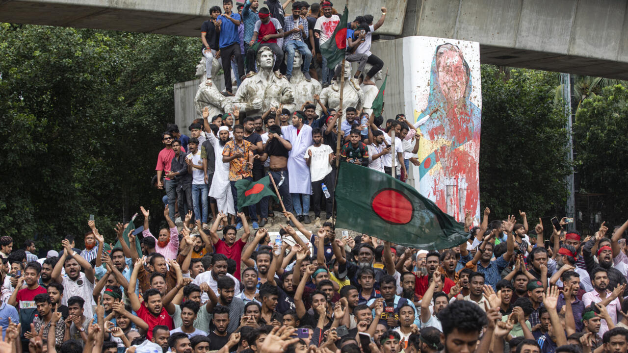 NBC News coverage of Bangladesh prime minister ousted after protests